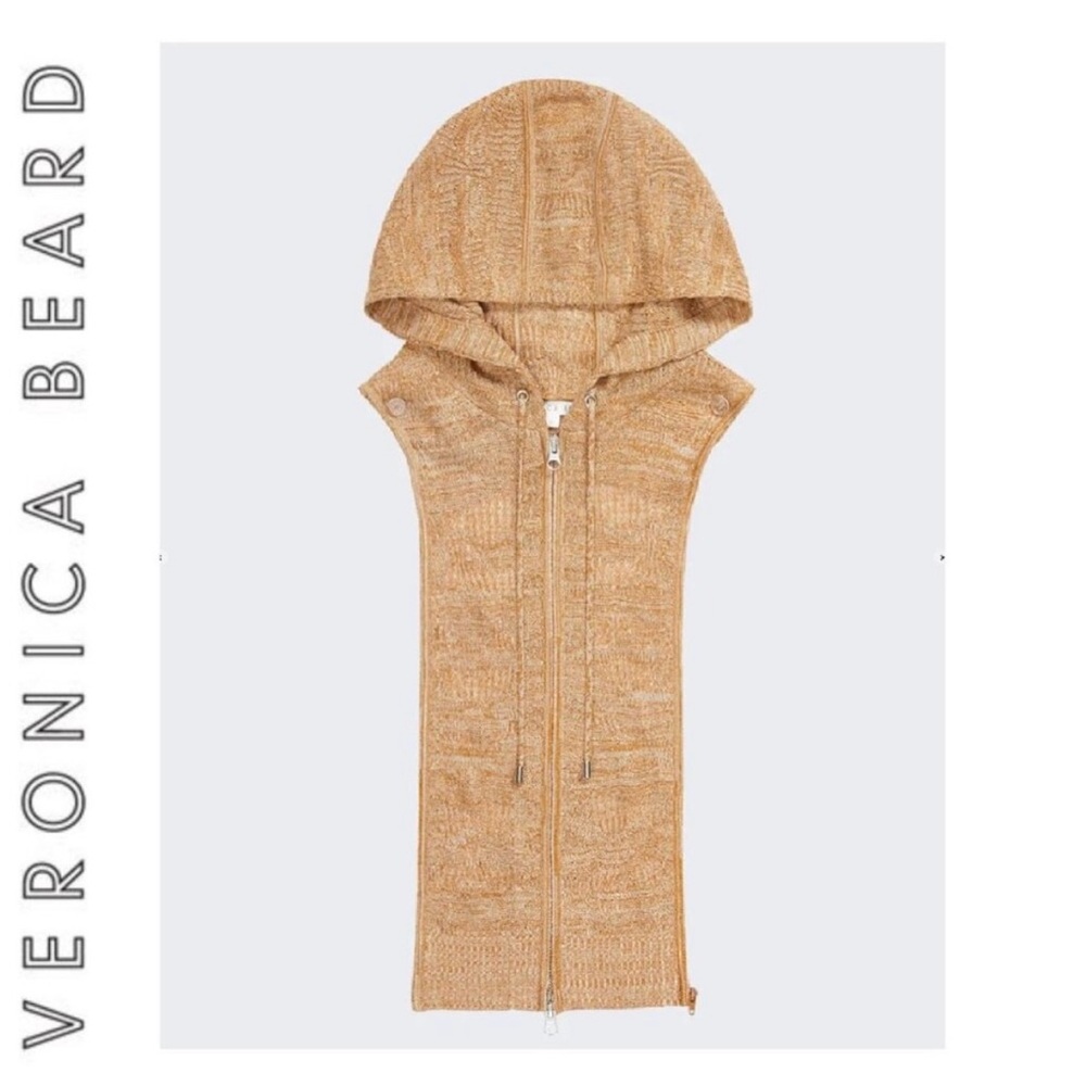 VERONICA BEARD Souine Hoodie Dickey in Gold